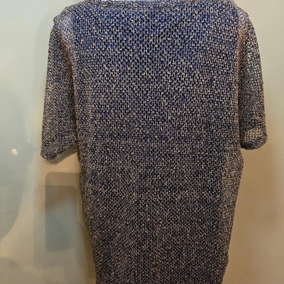 Rockmans Blue & gold short sleeve Blouse - Picture 7 of 14